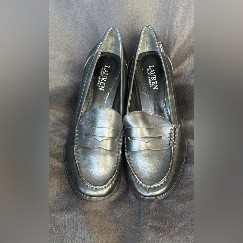 Block Block Heel Loafers Lauren by Ralph Lauren 9